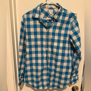 J Crew Womens Button Down Check Shirt
